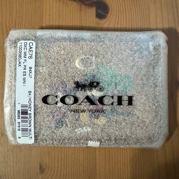 🐭 Disney X Coach Essential Mini Id Card Case With Mickey Mouse Minnie Mouse - Picture 8 of 8